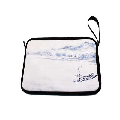 Water and Shock Resistant custom neoprene 15.6 laptop sleeve/one side zipper bag laptop sleeve/15.5 inch laptop sleeve