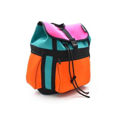 Mixed Multi Color Neoprene Waterproof Cute Children Backpack School Bag Satchel