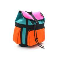 High Quality New Custom different size orange pink green mix color neoprene backpack school bag for adult/children use