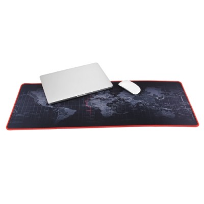 Full Color Sublimation World Map Pattern Printing Neoprene Thermal Big Game Mouse Pad