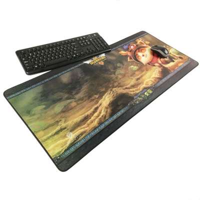 Wholesale Fashion  Full Color Printing Custom Neoprene Waterproof Huge Game Mouse Pad