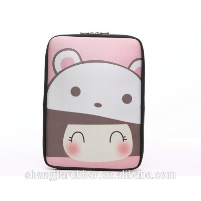 cute cartoon printing 11.6 inch laptop sleeve computer bag for teenagers/computer bag 11.6 for girls