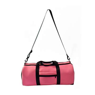 women use pink waterproof multi-function sports gym bags/sport bag for gym/gym sports travel duffle bag with shoes compartment