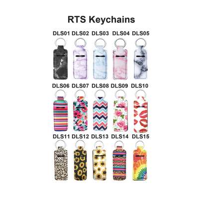 Wholesale 2020 most popular keychain holder/lipgloss holder keychains/lighter holder keychain for ladies use