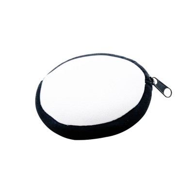 portable cute design round shape neoprene earphone storage bag/earphone bags cases for outdoor use