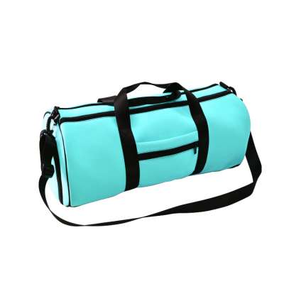 New Arrivals Stylish Blue Waterproof Neoprene Material Sports Bag Women Yoga Bag